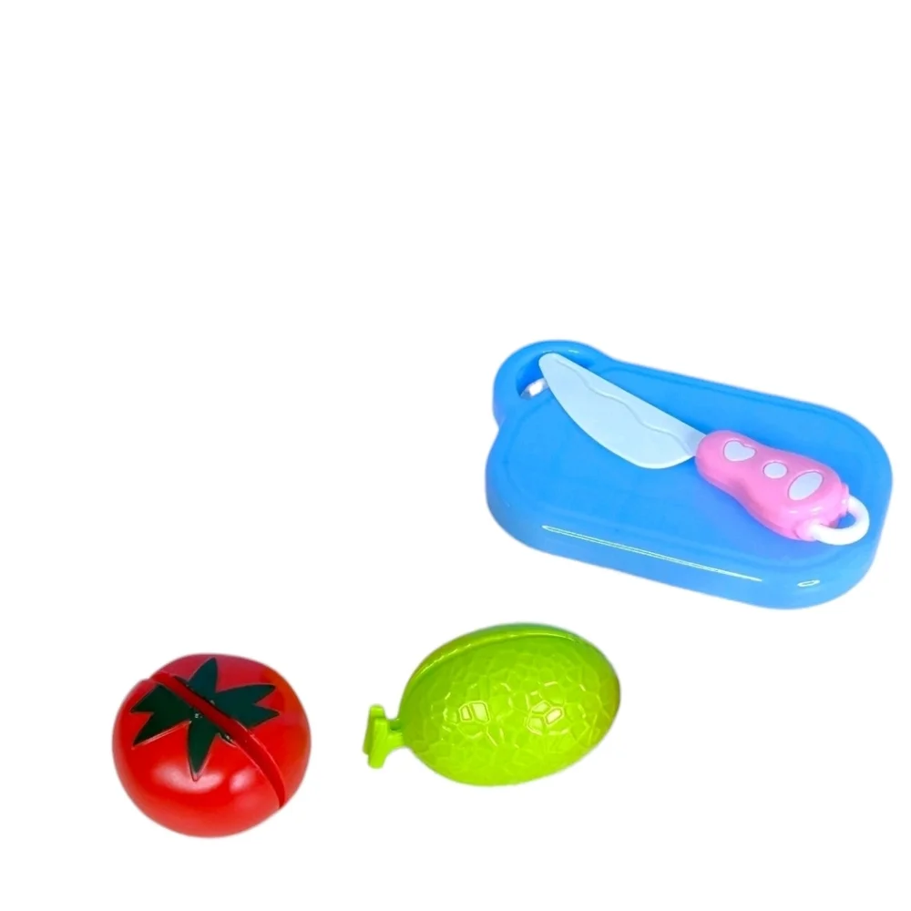 Kids Sliceable Food Set and‎ Frying Pan Play Set Simulation Children's Play Toys